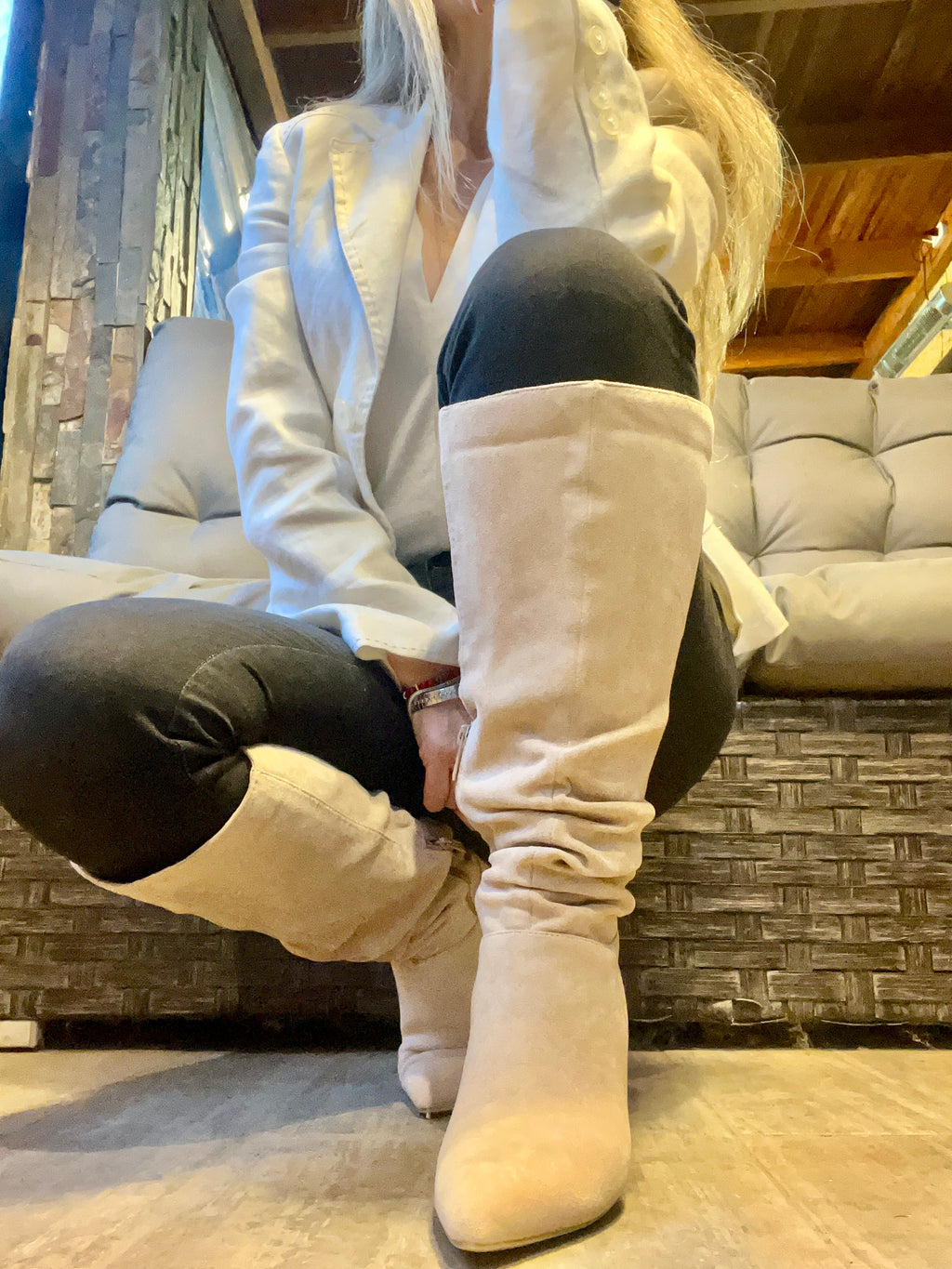 Bota Beige