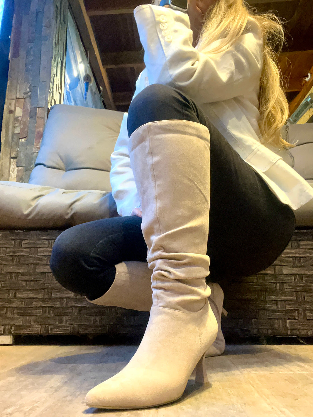 Bota Beige