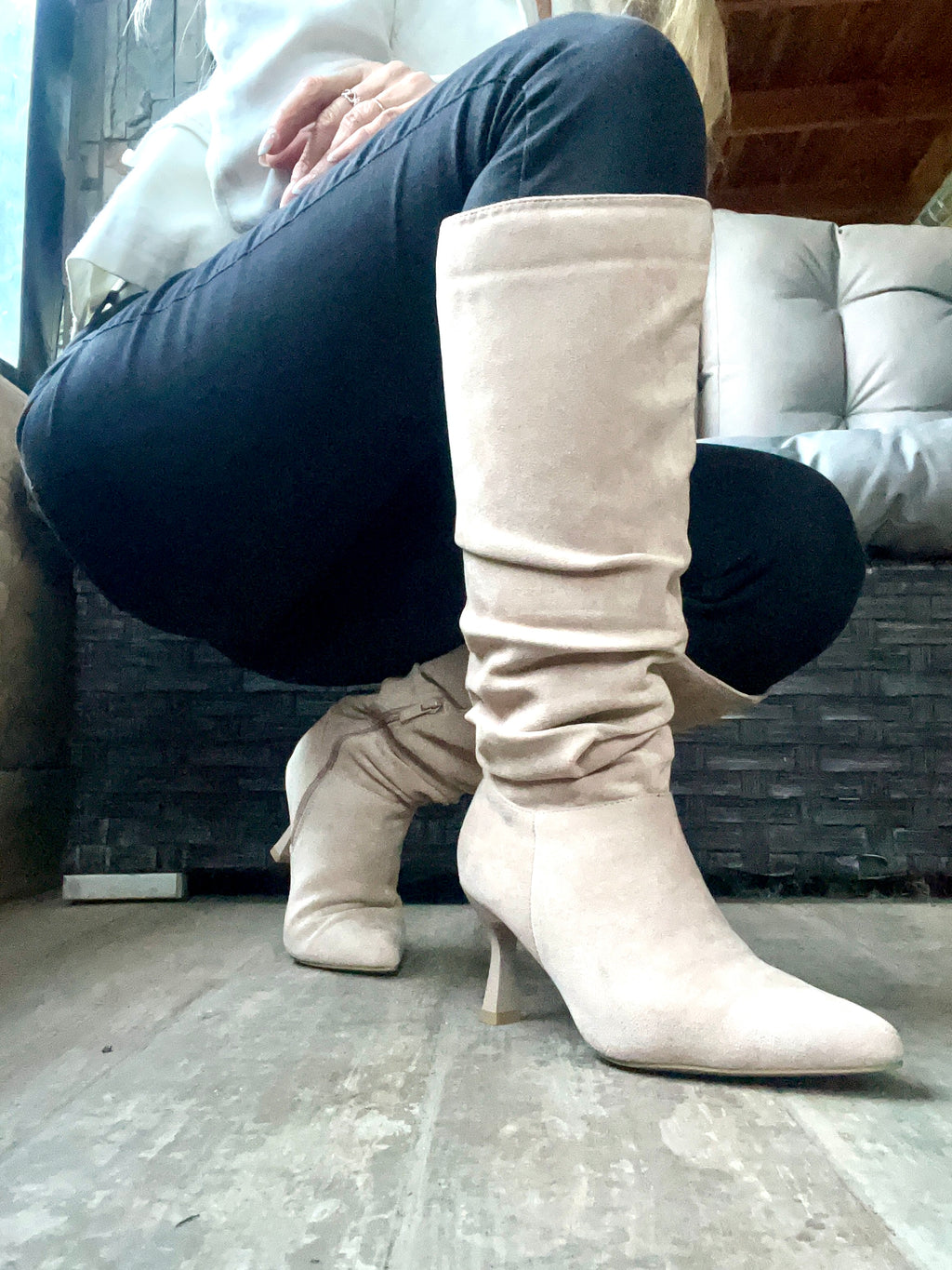 Bota Beige