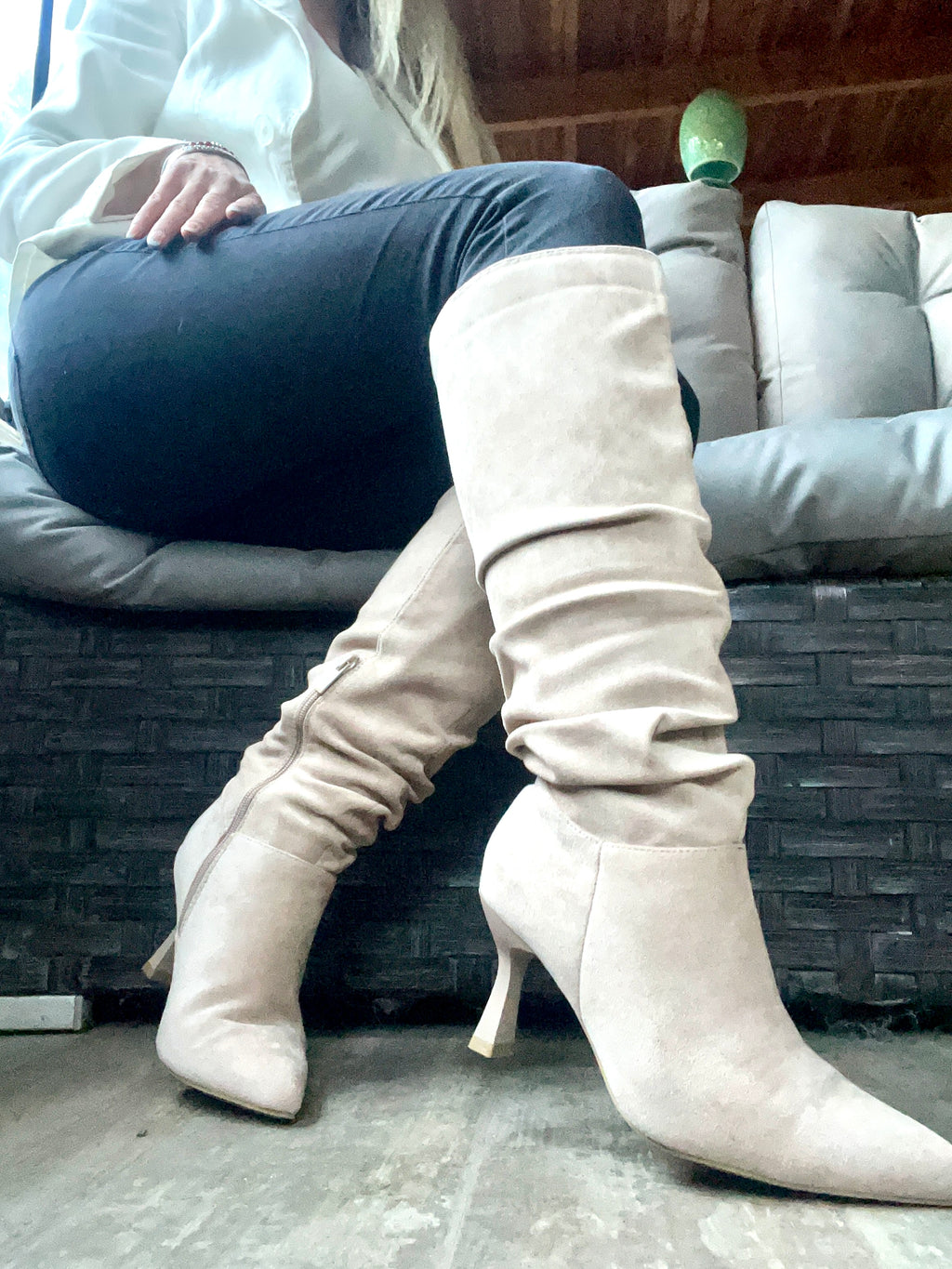 Bota Beige