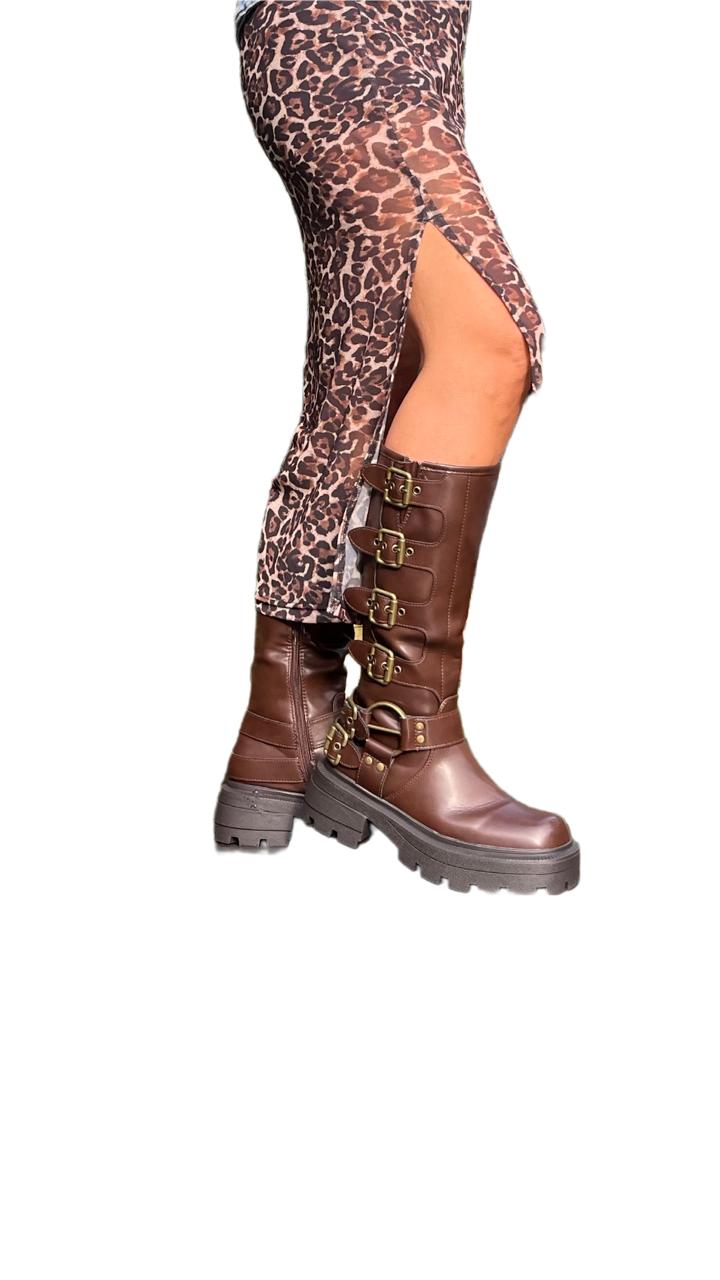 Botas Biker Brown